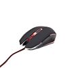 Gembird MUSG-001-R muis Gamen Ambidextrous USB Type-A 2400 DPI Zwart