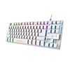 Trust GXT 833W THADO keyboard Gaming USB QWERTY US English White