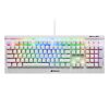 Sharkoon SKILLER SGK3 clavier Jouer USB QWERTY Anglais Blanc