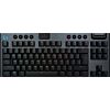 Logitech G G915 Tkl toetsenbord Gamen RF-draadloos + Bluetooth Belgisch Koolstof