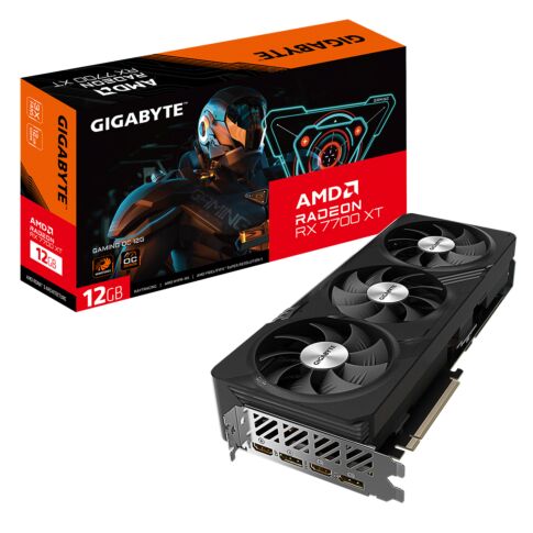 GIGABYTE GAMING Radeon RX 7700 XT OC 12G Zwart GV-R77XTGAMING OC-12GD