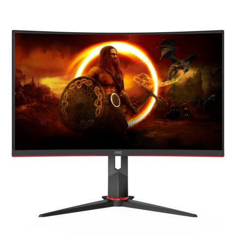 AOC PC-flat panel 68,6 cm (27 inch) 2560 x 1440 Pixels Quad HD Zwart, Rood