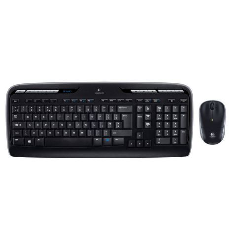 Logitech Wireless Combo MK330 keyboard 2000mAh Zwart