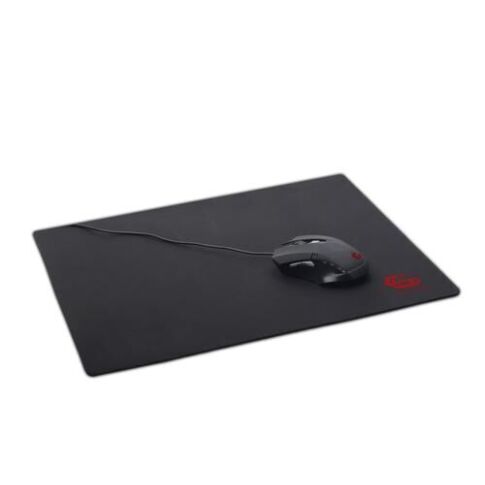 Gembird MP-GAME-S muismat Gaming mouse pad Zwart Rubber, Materiaal