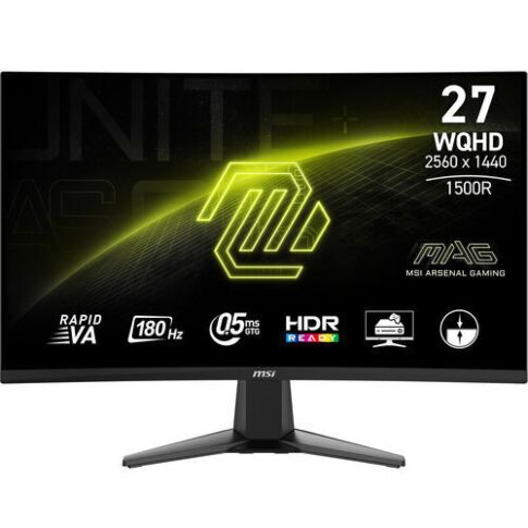 MSI PC-flat panel 68,6 cm (27 inch) 2560 x 1440 Pixels Quad HD LCD Zwart