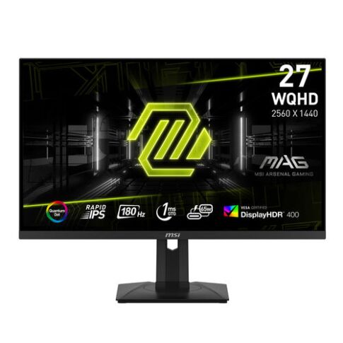 MSI PC-flat panel 68,6 cm (27 inch) 2560 x 1440 Pixels Wide Quad HD LCD Zwart