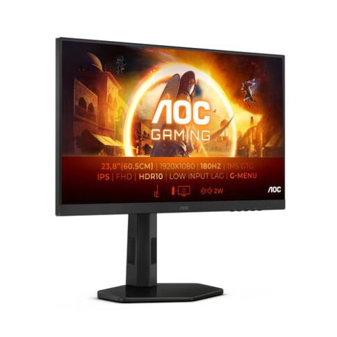 AOC PC-flat panel 60,5 cm (23.8 inch) 1920 x 1080 Pixels Full HD LCD Zwart