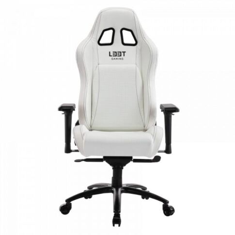 L33T Gaming 160373 E-Sport Pro Comfort Gaming Chair - (PU) White, breathable PU leather