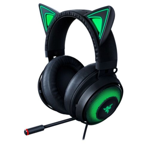 Razer Kraken Kitty Edition Casque Avec fil Arceau Jouer Noir, Vert