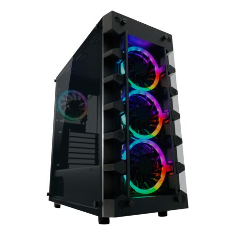 LC-Power Gaming 709B - Solar_System_X Midi Tower Noir