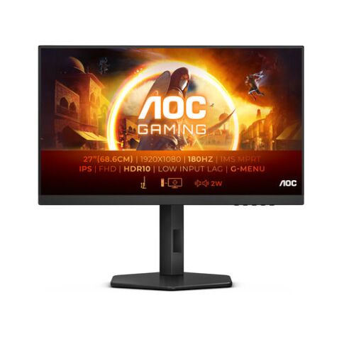 AOC G4 PC-flat panel 68,6 cm (27 inch) 1920 x 1080 Pixels Full HD LED Zwart