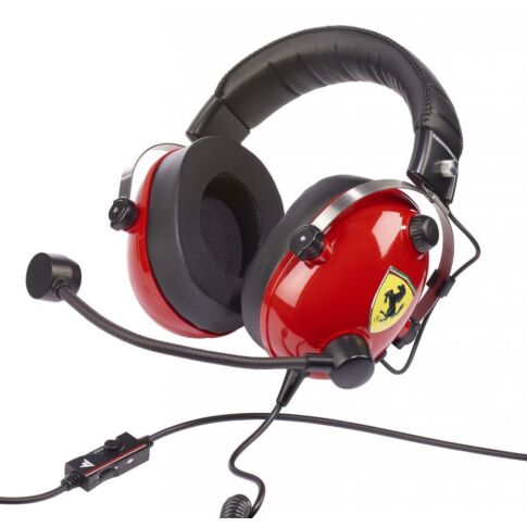 Thrustmaster T.Racing Headset Bedraad Hoofdband Gamen Zwart, Rood, Roestvrijstaal, Geel