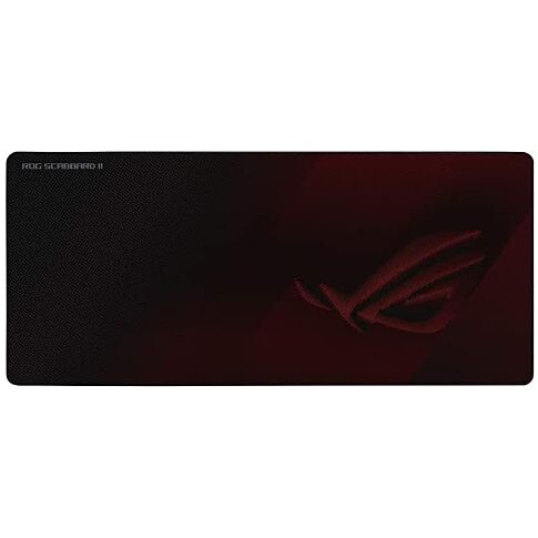 ASUS ROG Strix Scabbard II Gaming mouse pad Zwart, Rood