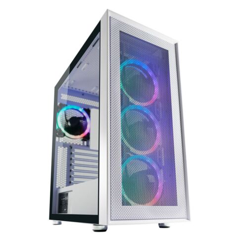 LC-Power Gaming 802W Midi Tower Blanc LC-802W-ON