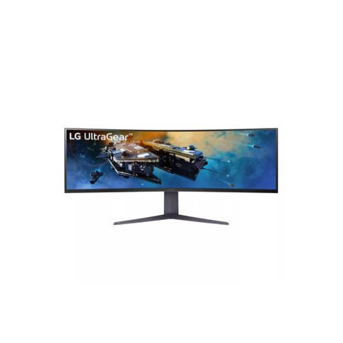 LG 45GR65DC-B PC-flat panel 114,3 cm (45 inch) 5120 x 1440 Pixels Quad HD Zwart