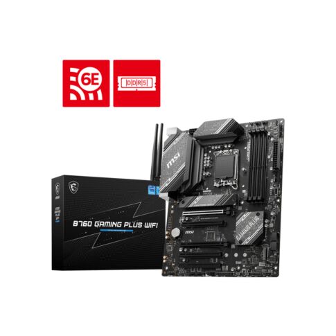 MSI B760 GAMING PLUS WIFI moederbord Intel B760 LGA 1700 ATX Zwart