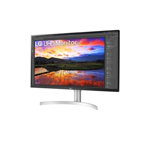 LG 32UN650P-W PC-flat panel 80 cm (31.5 inch) 3840 x 2160 Pixels 4K Ultra HD LED Zilver