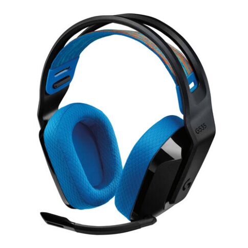 Logitech G G535 Headset Draadloos Hoofdband Gamen Zwart, Blauw