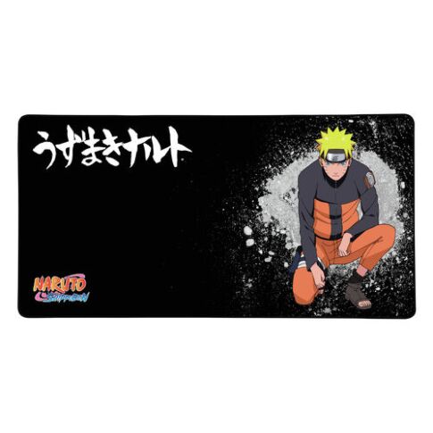 Konix Naruto KX MOUSEPAD XXL BLACK Gaming mouse pad Zwart, Oranje